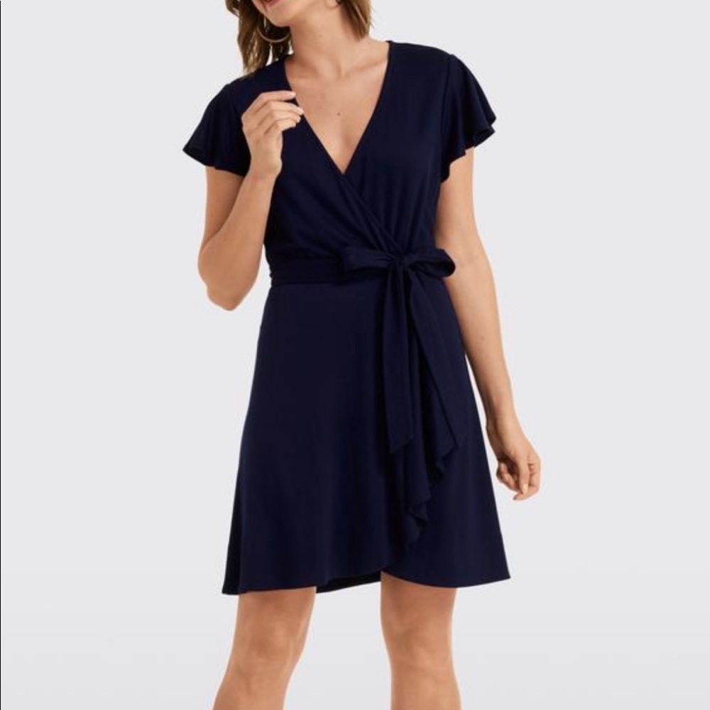 NWT Draper James navy dress